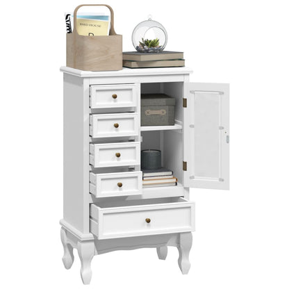 Cabinet | White | MDF and Pinewood | Medium | Storage Cabinet