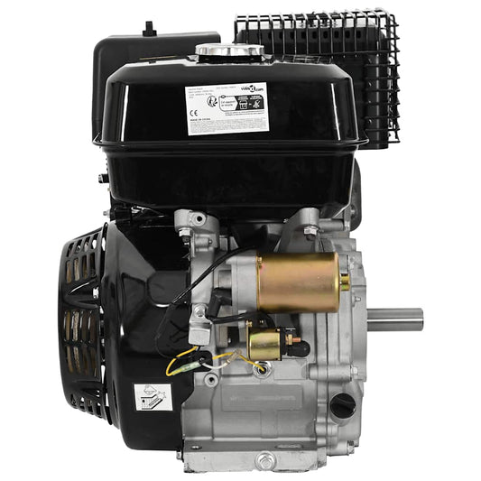 Petrol Engine 15 HP 11 kW Black