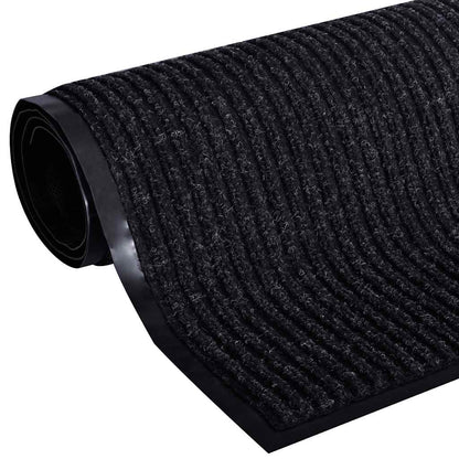 Door Mat Black 90 x 60 cm PVC
