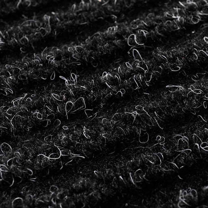 Doormat | Black | PVC backing, Polyester top | 90 x 120 cm | Non-slip