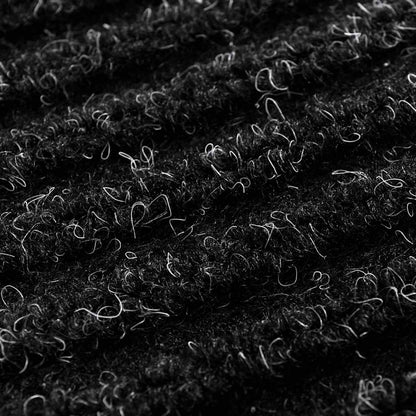 Door Mat | Black | PVC backing, Polyester fabric | 90 x 150 cm | Non-slip