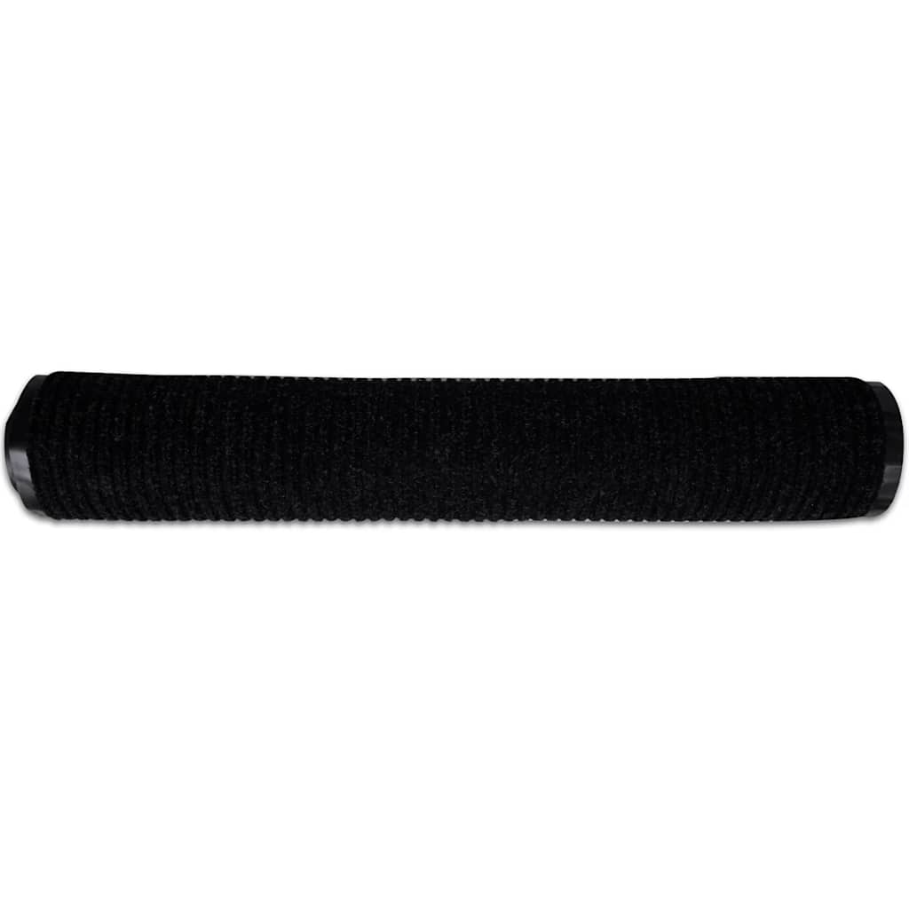 Doormat | Black | Polyester | 120 x 180 cm | Doormat | Rectangular