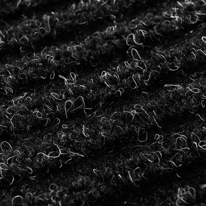 Doormat | Black | Polyester | 120 x 180 cm | Doormat | Rectangular