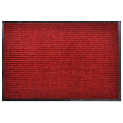 Door Mat Red 90 x 120 cm PVC