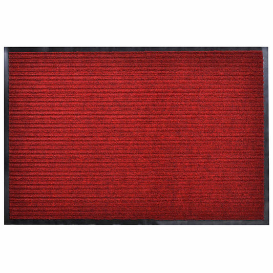 Doormat | Red | Polyester, PVC | 90 x 120 cm | Non-slip | Doormat