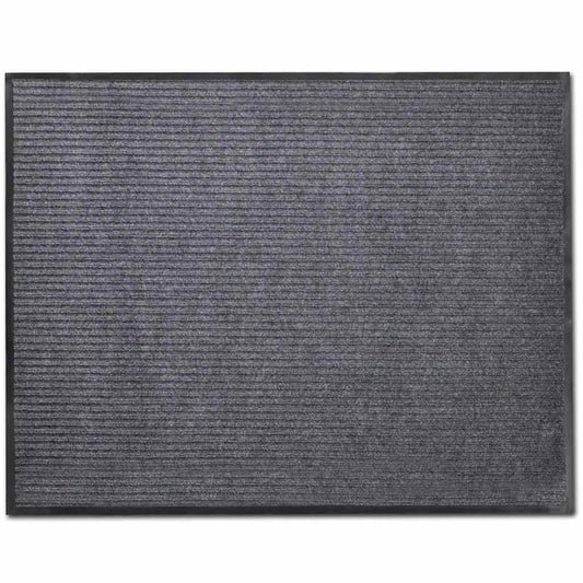 Doormat | Grey | Polyester, PVC | 90x150cm | Non-slip | Door Mat