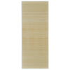 Rectangular Natural Bamboo Rug 31.5"x78.7"