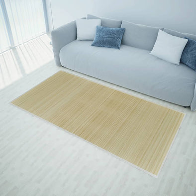 Rectangular Natural Bamboo Rug 31.5"x78.7"
