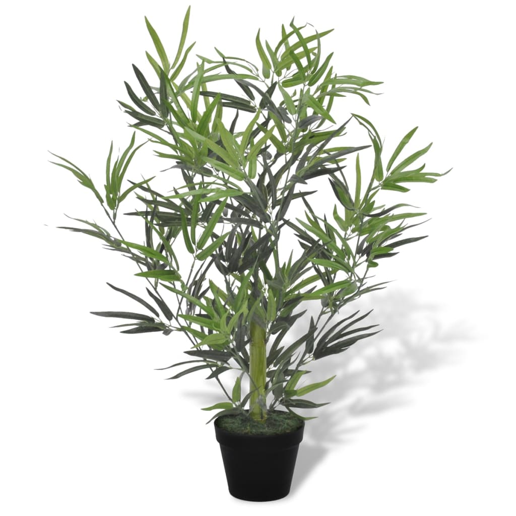 Artificial Plant Green and Black