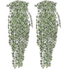 2 pcs Artificial Ivy Bush 90 cm Variegated