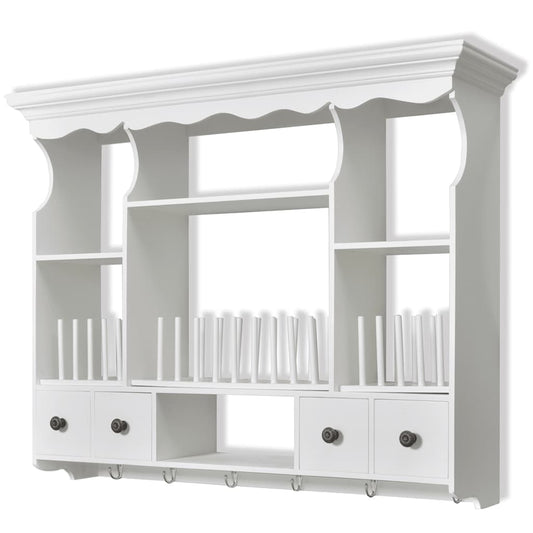 Cabinet | White | MDF, Pine Wood, Iron | Medium | Cabinet | Rectangular