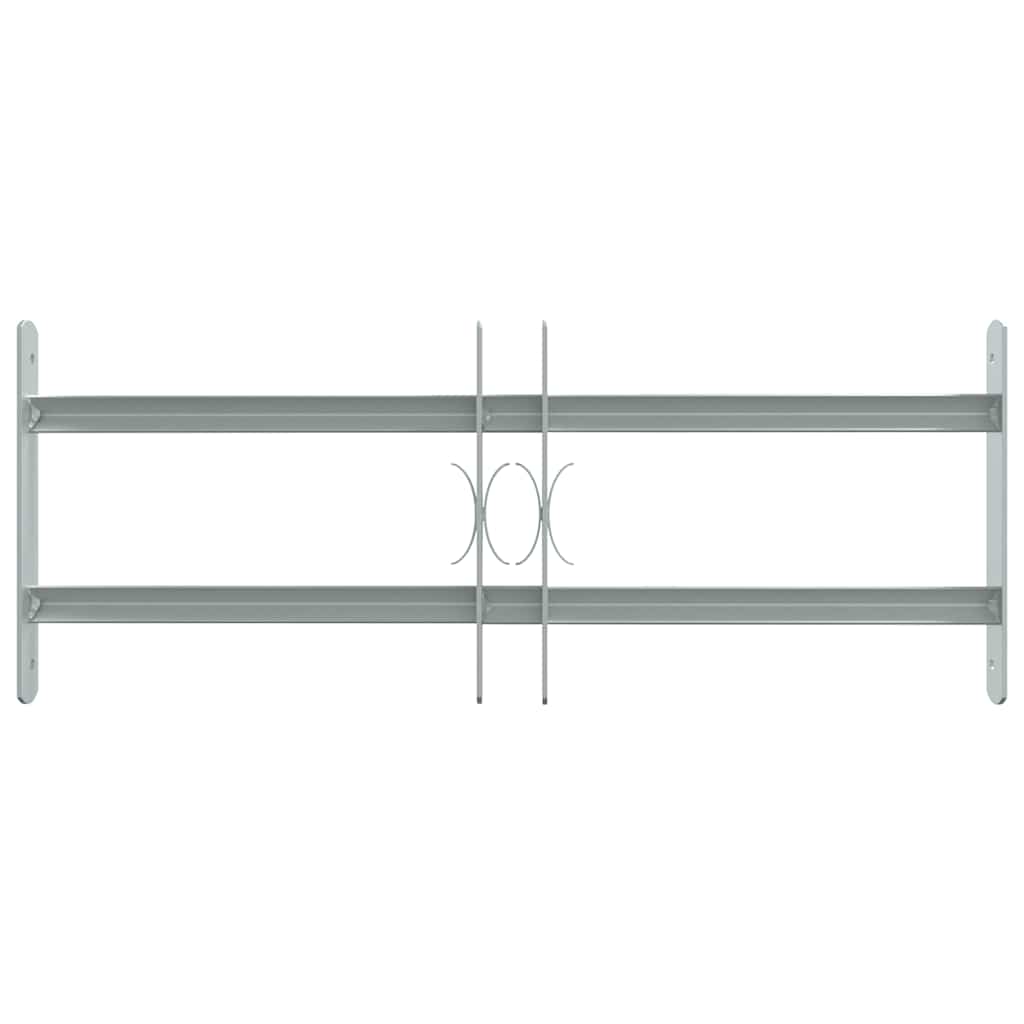 Window grilles 500-650 mm Galvanized Steel Silver