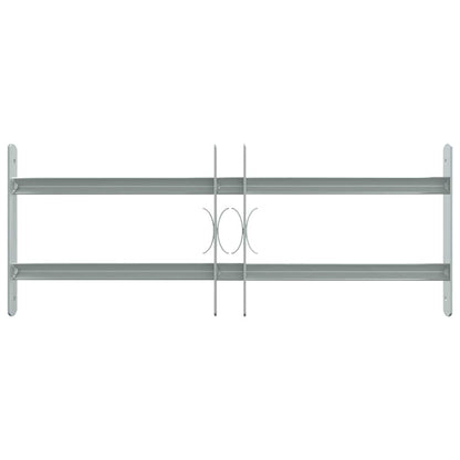 Window grilles 500-650 mm Galvanized Steel Silver