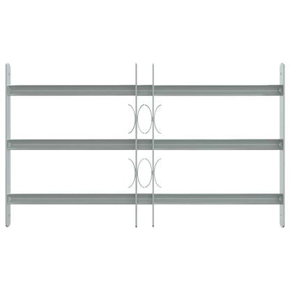 Window grilles 19.69-25.59 in Galvanized Steel Silver