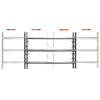 Adjustable Security Grille for Windows with 3 Crossbars 1000-1500 mm