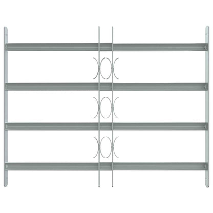 Window grilles 500-650 mm Galvanized Steel Silver