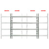 Adjustable Security Grille for Windows with 4 Crossbars 500-650 mm