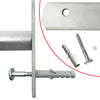 Adjustable Security Grille for Windows with 4 Crossbars 500-650 mm