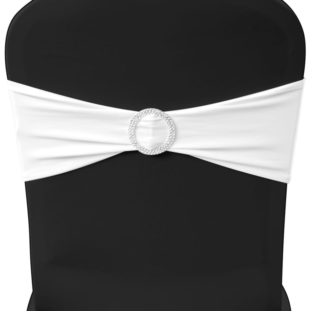Chair Ribbon | Set of 25 | White | Polyester 90%, Elastane 10%