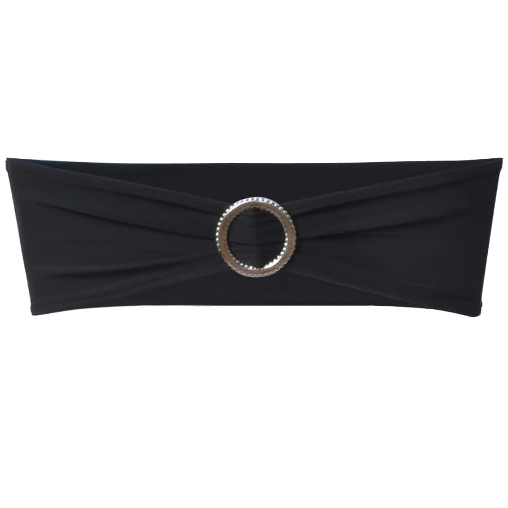 Chair Ribbon | Set of 25 | Black | Polyester | One Size Fits Most