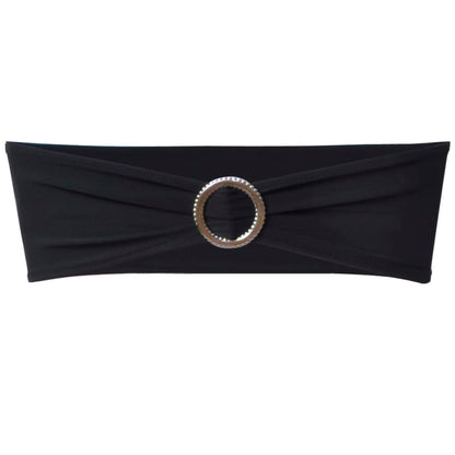 Chair Ribbon | Set of 25 | Black | Polyester | One Size Fits Most