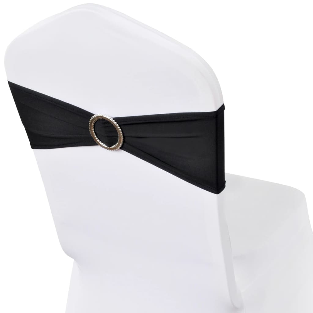 Chair Ribbon | Set of 25 | Black | Polyester | One Size Fits Most