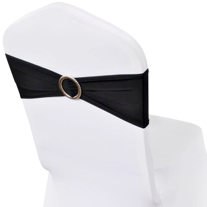 Chair Ribbon | Set of 25 | Black | Polyester | One Size Fits Most