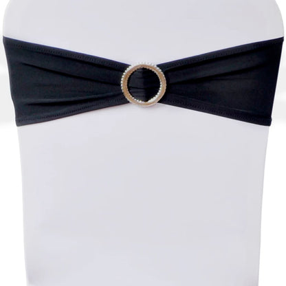 Chair Ribbon | Set of 25 | Black | Polyester | One Size Fits Most