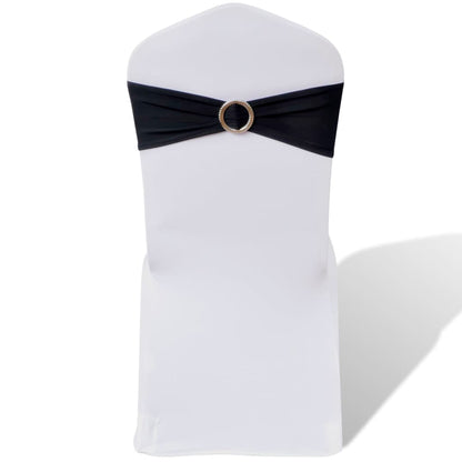 Chair Ribbon | Set of 25 | Black | Polyester | One Size Fits Most