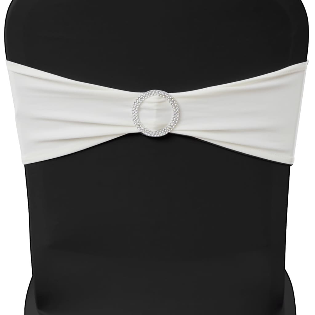 Chair Ribbon | Set of 25 | Cream | Polyester | Stretchable to 50 cm