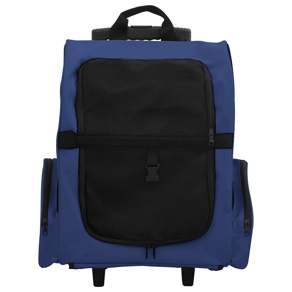 Foldable Multipurpose Pet Trolley Blue