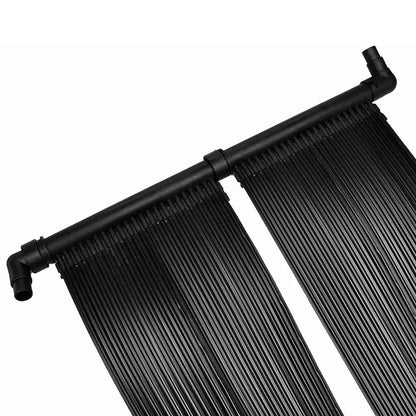 Solar Pool Heater | Set of 2 | Black | Polyethylene | 620 x 75 cm