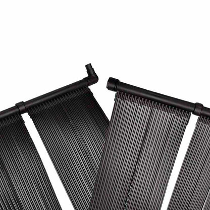 Solar Pool Heater | Set of 2 | Black | Polyethylene | 620 x 75 cm