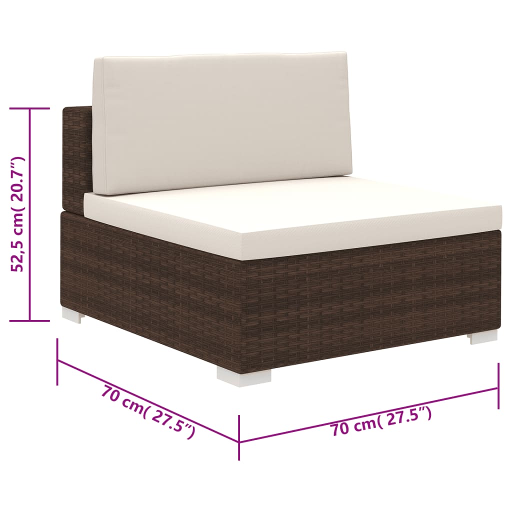 Patio Furniture | Brown | PE Rattan | Large | Light Weight