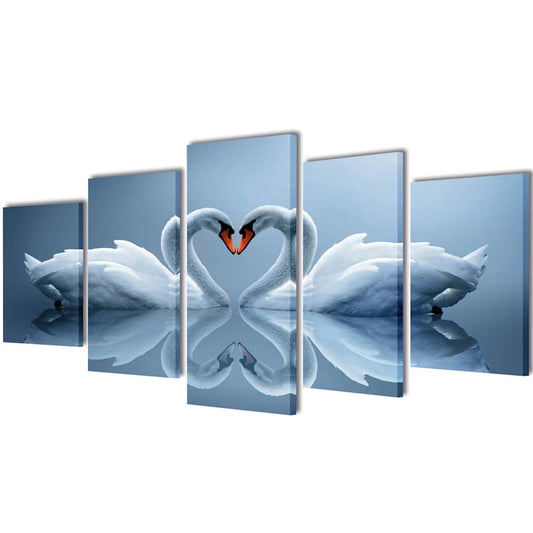 Canvas Painting | Various blues and whites | Canvas, wood | 200 x 100 cm