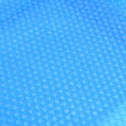 vidaXL Pool Cover Blue PE with air chambers 177.2 x 86.6 in Lightweight
