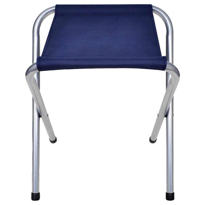 Foldable Camping Table Set with 4 Stools Height Adjustable 120 x 60 cm