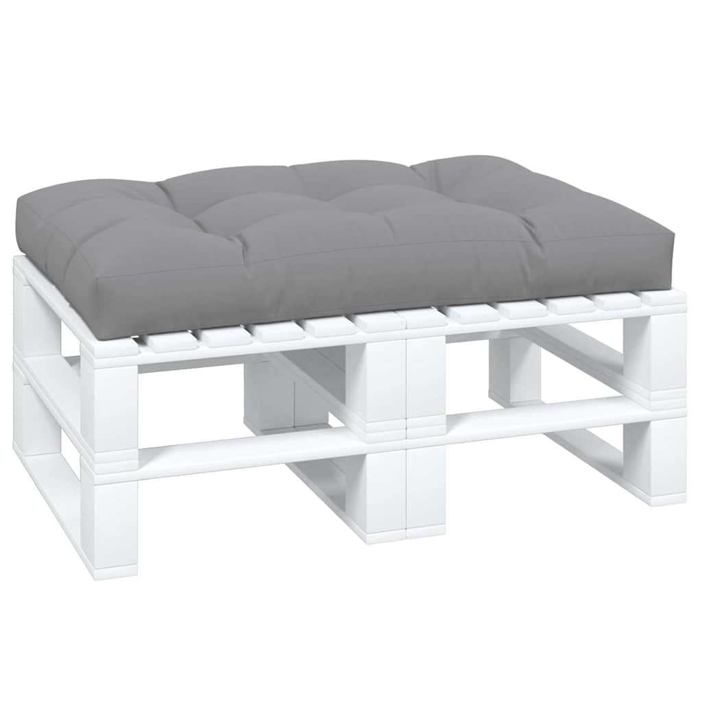 Pallet Cushion 47.2"x31.5"x4.7" Gray Fabric