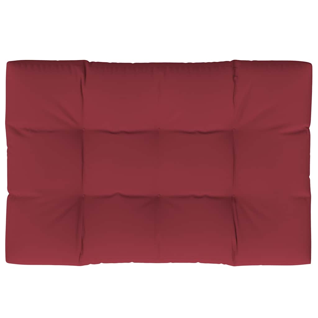 Pallet Cushion Wine Red 47.2"x31.5"x4.7" Fabric