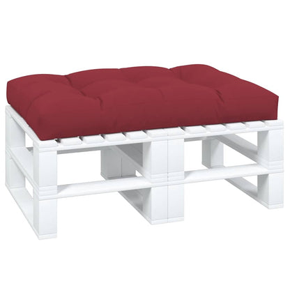 Pallet Cushion Wine Red 47.2"x31.5"x4.7" Fabric