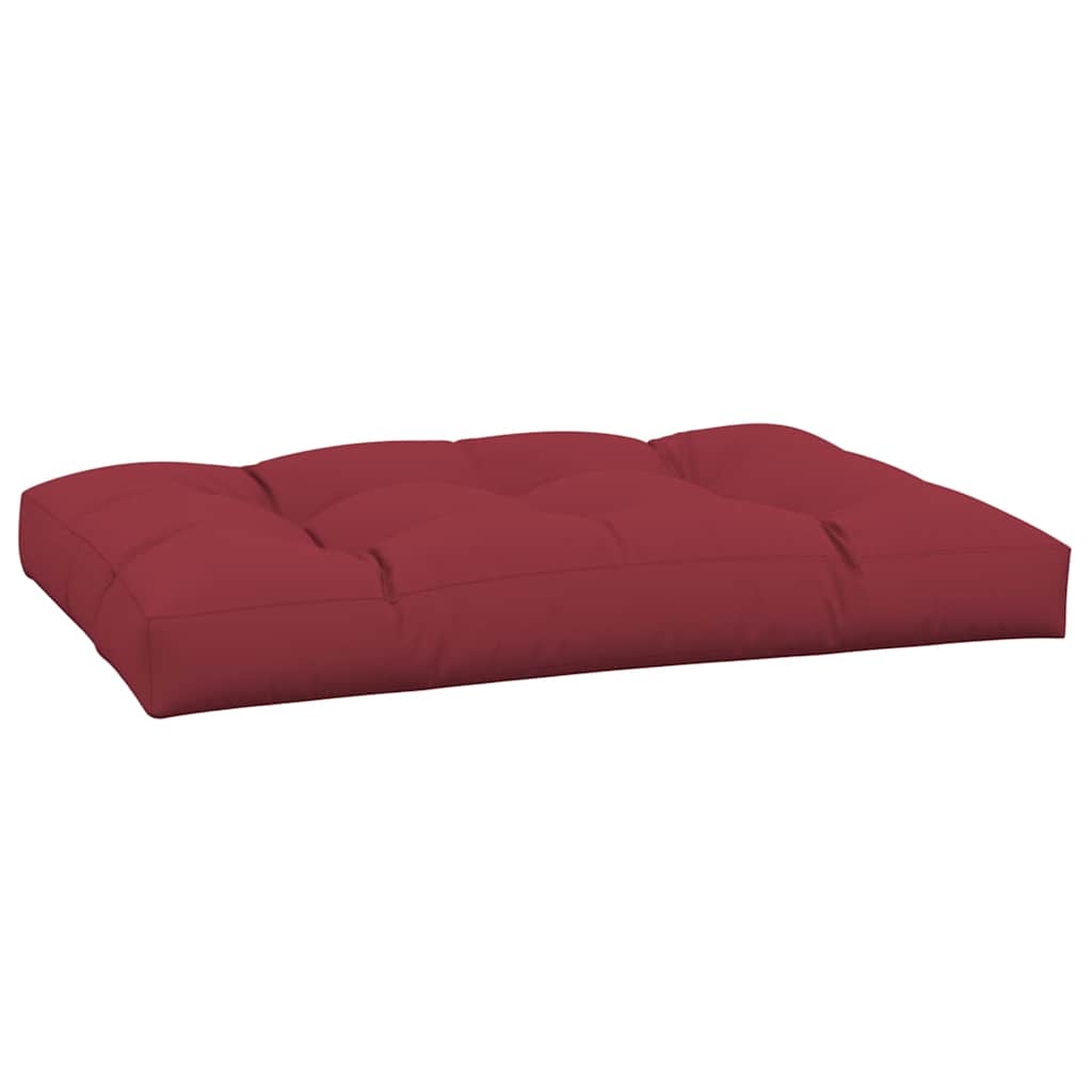 Pallet Cushion Wine Red 47.2"x31.5"x4.7" Fabric