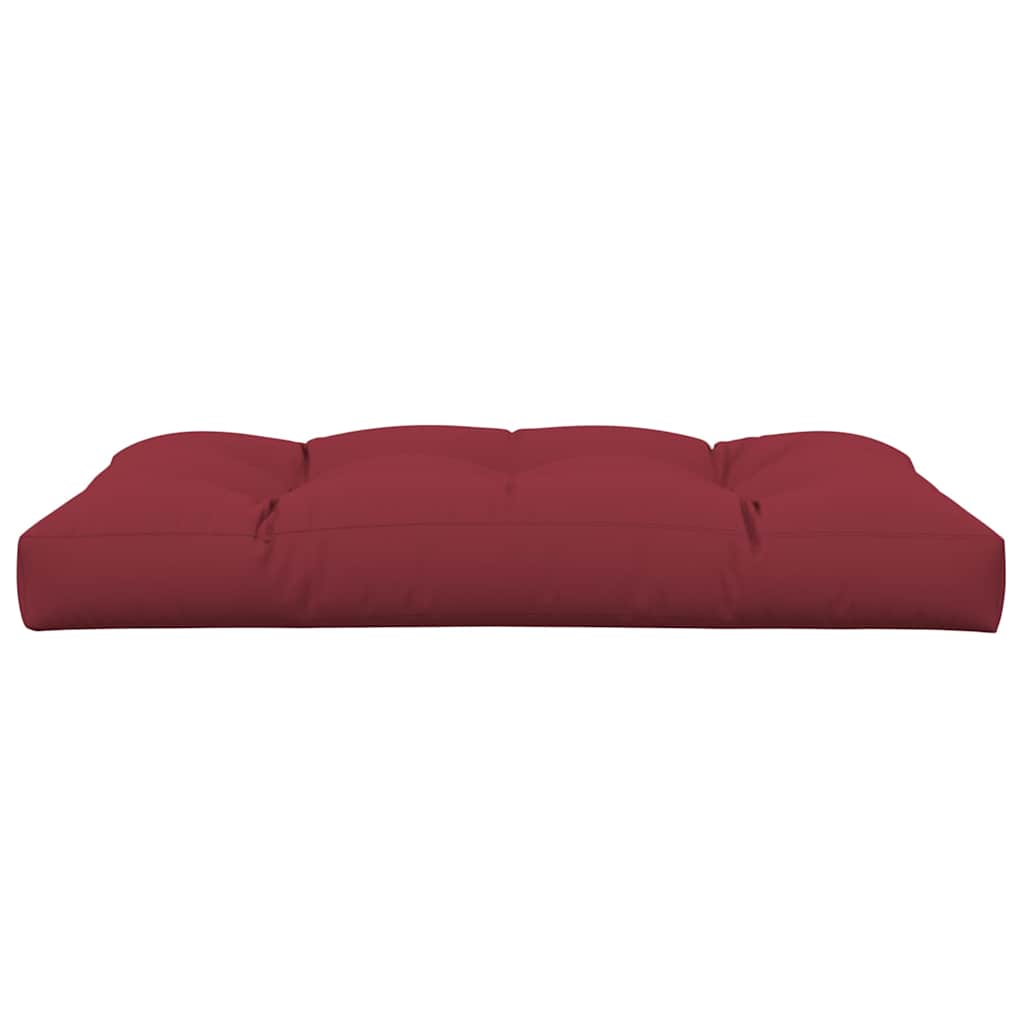 Pallet Cushion Wine Red 47.2"x31.5"x4.7" Fabric