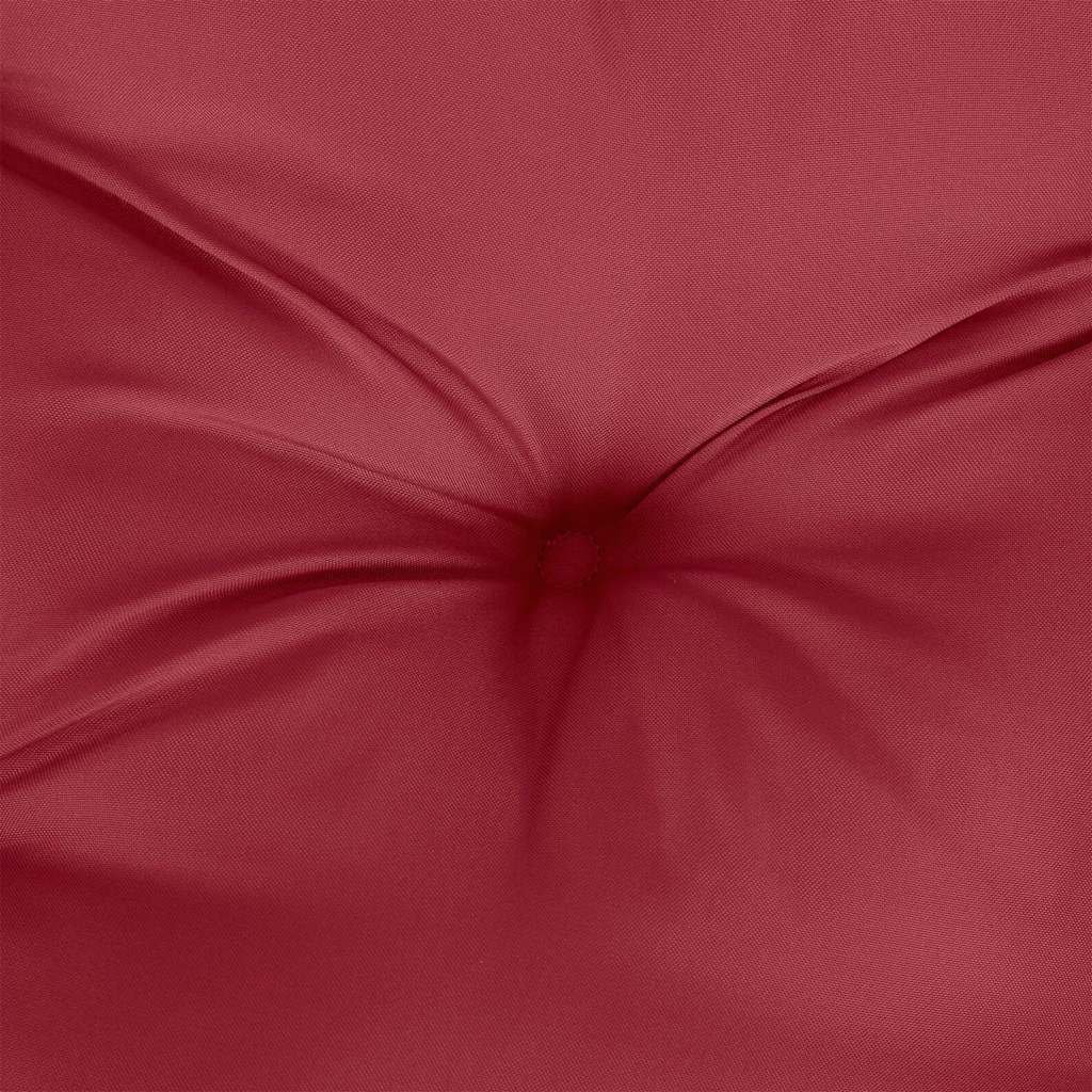 Pallet Cushion Wine Red 47.2"x31.5"x4.7" Fabric