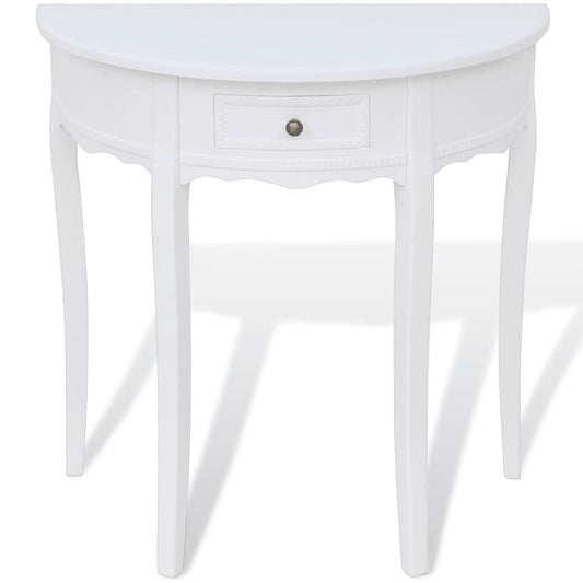 Console Table | White | MDF and pine | Compact | Console Table | Crescent