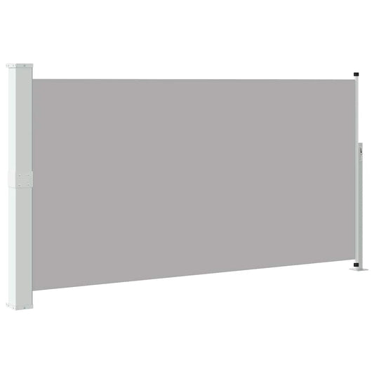 Side Awning | Grey screen, Green grey posts