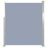 Patio Retractable Side Awning 160 x 300 cm Grey