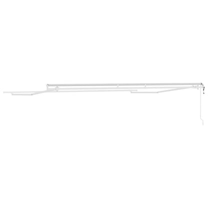 Awning Frame 4x3 m Automatic Roll-back Aluminium