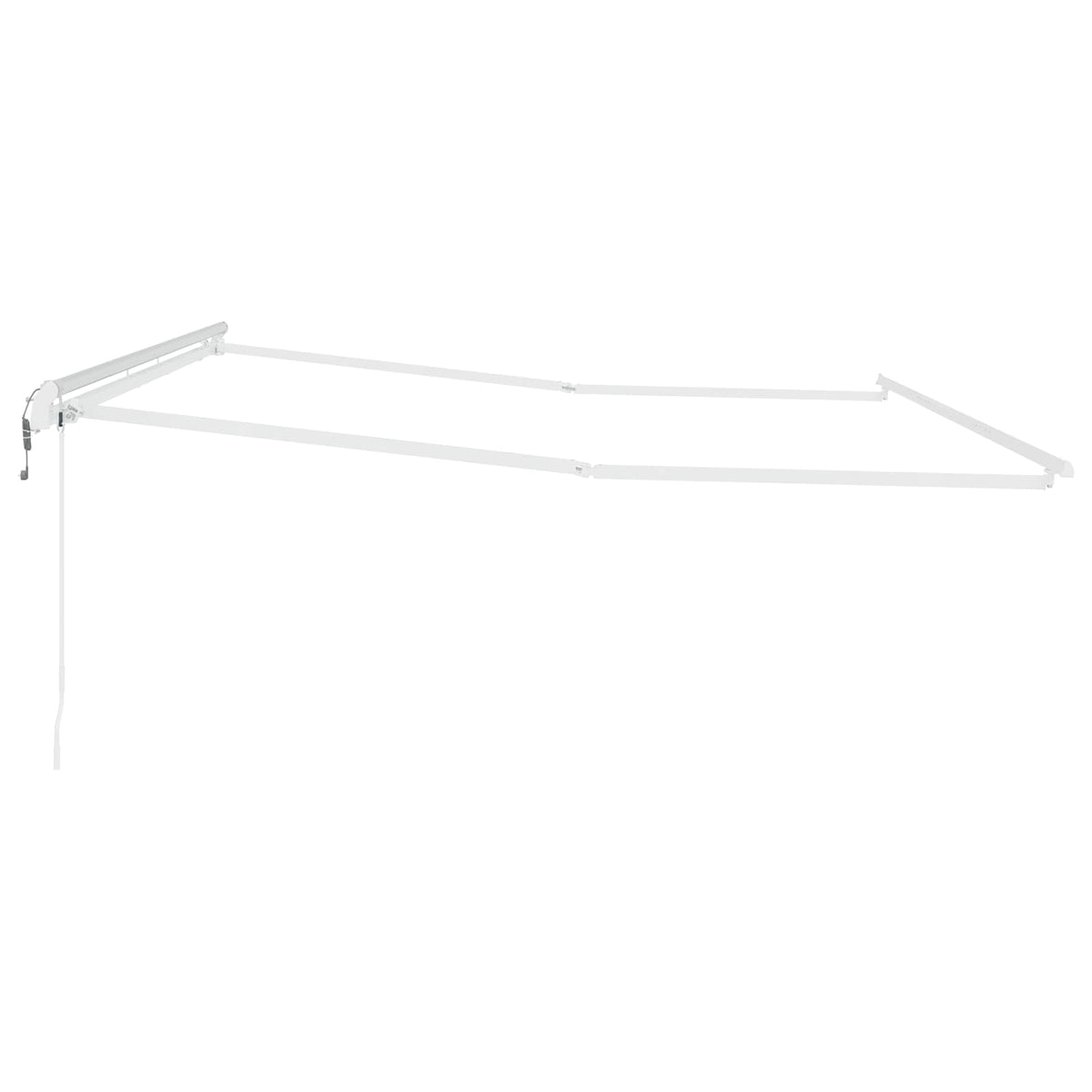 Awning Frame 4x3 m Automatic Roll-back Aluminium