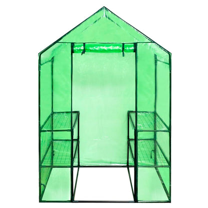 Greenhouse | Transparent green | Powder-coated steel | 120 x 80 x 190 cm
