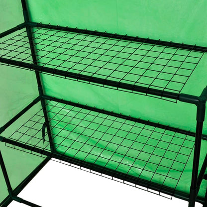 Greenhouse | Transparent green | Powder-coated steel | 120 x 80 x 190 cm